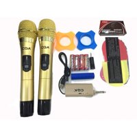 MICRO KARAOKE KHÔNG DÂY CQA Q-205 (2 MIC)