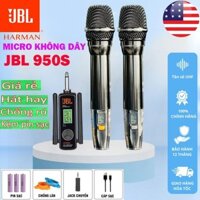 Micro Karaoke Không Dây Đa Năng JBL VM 950S  Hát Cho Loa Kéo Âm Ly Cực Hay Micro UHF Độ Nhạy Cao, Chống Hú Tốt