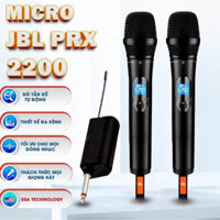 Micro Karaoke Không Dây J.B.L PRX 2200 - Chống Hú Rít,Độ Nhạy Cao,Bắt Sóng Xa,Thích Hợp Loa Kéo,Amply,Vang Cơ