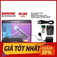 Micro Karaoke Không Dây Shure SH-200 Cài áo