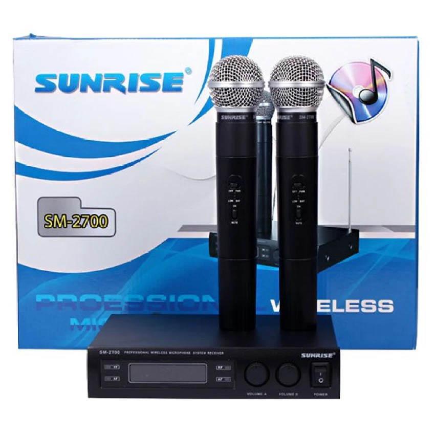 Micro karaoke không dây Sunrise SM-2700
