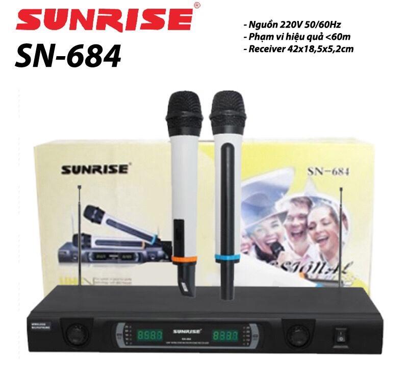 Micro karaoke không dây Sunrise SN-684