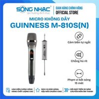 Micro Karaoke Không Dây Guinness M-810S/SN, Micro Du Lịch, Giảng Dạy, Giá Rẻ, Thu Sóng 15m