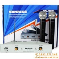 Micro Karaoke Không Dây Sunrise SN-338 - Hát karaoke hay. Micro nhẹ, hút âm tốt - Vinakara Audio