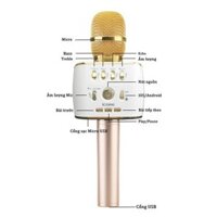 Micro Karaoke Kiêm Loa Bluetooth iCore IC-M9, âm thanh sống động, bắt sóng cực tốt