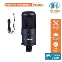 Micro karaoke livestream dây 3 li PK-200 Khả năng bắt âm chính xác, âm thanh trung thực, lọc âm tốt - ORIS Professional