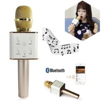 Micro KARAOKE Q7 Bluetooth kèm loa 3 trong 1