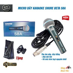 Micro karaoke Shure Beta 58A