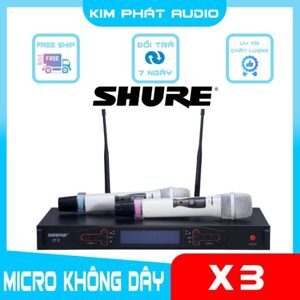 Micro karaoke shure X3