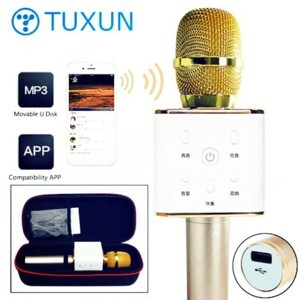 Micro karaoke Tuxun Q7 (Micro karaoke tích hợp loa Bluetooth)