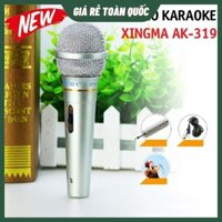 Micro Karaoke XINGMA AK-319 Chính Hãng, Mic Hát Có Dây Chống Hú Cao Cấp