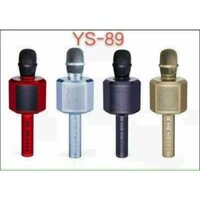 Micro Karaoke YS-89 Kèm Loa Bluetooth Cao Cấp, Micro Bluetooth 3in1 - Hiệu Chỉnh Được Bass Treble Ấn Tượng