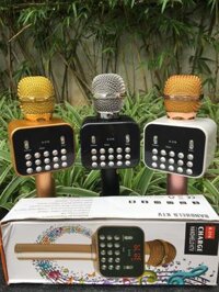 Micro kèm Loa Bluetooth K316 mic hát karaoke K-316