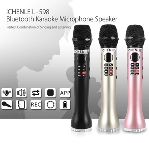 Micro Kèm Loa Bluetooth Karaoke L-598