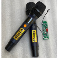 Micro Không Dây (02 mic + bo thu sóng) - MICRO LOA KÉO UHF CAO CẤP CÓ SET TẦN SỐ SÓNG