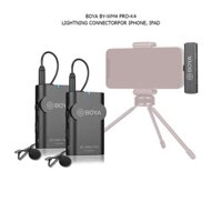 Micro Không Dây 2.4G Cho Điện Thoại Smartphone Boya BY-WM4 Pro-K3, Pro-K4