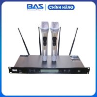 Micro không dây BAS Audio M8, tặng kèm chống sốc mic, mic nhập khẩu cao cấp dành cho dàn karaoke gia đình, hội trường, quán hát