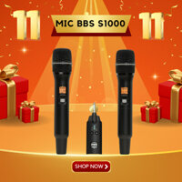 Micro Không dây BBS S1000 Nhập khẩu 100% Chính Hãng- Bảo Hành 12 tháng