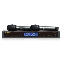 Micro Không Dây BIK BJ-U500 II (Japan - Cảm biến tự ngắt, Dò sóng sạch, Chống hú rít)