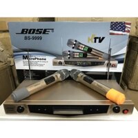 Micro không dây Bose BS-9999 2021  Tần sóng UHF Chất liệu: nhựa + hợp kim cao cấp công nghệ mới chống hú rít cao cấp bảo hành toàn quốc
