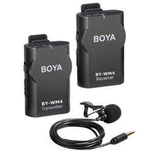 Micro không dây cài áo cho điện thoại Boya BY-WM4