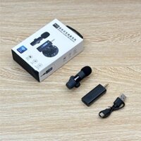 Micro không dây cài áo K35 chân tròn 3.5, micro bluetooth dành cho điện thoại, laptop, máy ảnh, máy trợ giảng