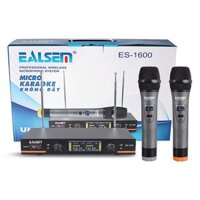 Micro không dây cao cấp Ealsem ES-1600 - Hàng chính hãng,sử dụng sóng UHF, vẻ ngoài sang trọng đẳng cấp,hát hay,hút giọn