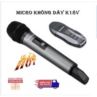 Micro Không Dây Chống Hú,Mic Không Dây Excelvan K18V Micro Bluetooth MICRO Ô TÔ K18V KHÔNG DÂY BLUETOOTH