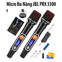 Micro Không Dây Đa Năng J.B.L PRX 3300,Chống Hú,Chống Rè Cực Tốt,Thích Hợp Loa Kéo, Vang Cơ,Karaoke Gia Đình