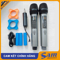 Micro không dây đa năng SAM PRO, MAX 56, mic chỉnh tần số âm lượng, echo cho loa kéo âm ly vang  hát karaoke cực đỉnh