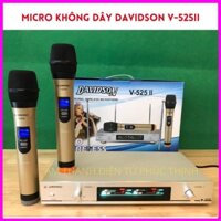 Micro không dây Davidson V-525, Hàng chính hãng, BH 12 tháng