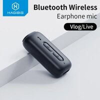 Micro không dây dùng cho tai nghe điên thoại Hagibis Wireless Microphone Bluetooth earphones Mic Voice Recording recevier for iPhone iPad Live Stream Vlog YouTube Facebook