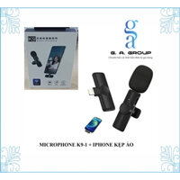 Micro Không Dây K9-1 Khử Tiếng Ồn Quay Video vlog review sản phẩm kết nối IPHONE Lightning