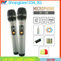Micro Không Dây Karaoke COK ST128- Chính Hãng 100%,-BH 06 tháng - Micro Chuyên Dành Cho Mọi Loa Kéo Và Âm Ly