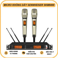 Micro Không Dây Karaoke Sennheiser SKM9000 - Hàng Chuẩn Loại 1, 4 Anten Sóng Siêu Khỏe Bắt Âm Nhạy.