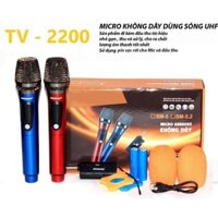 Micro Không Dây Karaoke HUANGSHI TV-1900/ 2000/ 2200 Âm thanh cực hay, hát rất nhẹ. Full Box