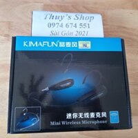 Micro không dây Kimafun KM-G120 mic hạt gạo màu da