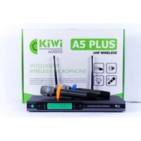 Micro không dây Kiwi A5 Plus - Dò tần số sạch - TẶNG KÈM PIN SẠC