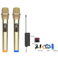 Micrô không dây MAG, Đa năng có đầu thu có thể sạc lại Micro cầm tay, Micro Karaoke cho amply, loa kéo. BH 3 tháng.