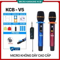 Micro Không Dây, Micro đôi Hát Karaoke Cao cấp, Chuyên Dành Cho Mọi Loa Kéo, Âm Ly- Bảo Hành 12 Tháng
