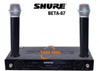 MICRO KHÔNG DÂY SHURE BETA 87 PIN SẠC