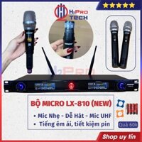 Micro Không Dây Shure Lx810 New Sóng Uhf Khỏe, Mic Nhẹ, Dễ Hát, Tiếng Êm Ái, Tiết Kiệm Pin - H2pro