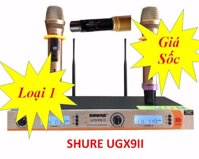 Micro không dây Shure UGX 9II main đỏ củ mic vàng ( loại 1 )