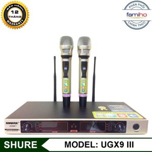 Micro không dây Shure UGX9 III