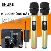 Micro không dây SHURE UHF-238 cầm tay chính hãng thích hợp cho các thiết bị karaoke khác nhau