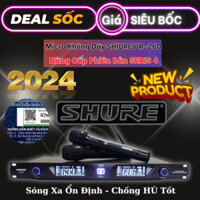 Micro Không Dây SHURE UR26D - Tần Số UHF - Chống Hú Tốt - Nhẹ Hơi - Chất Âm Hay - Hàng Nhập Khẩu