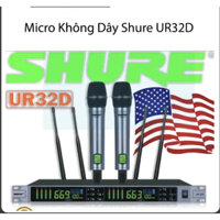 Micro Không Dây Shure UR32D - Mic Karaoke Cao Cấp Công Nghệ Sóng Siêu Cao Tần UHF, Bắt Sóng Đến 200m