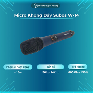 Micro không dây SUBOS W-14
