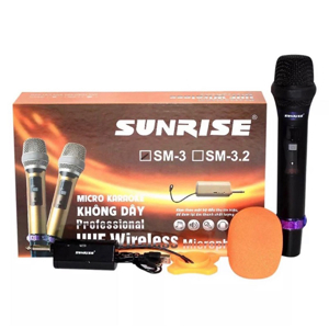 Micro không dây Sunrise SM-3 loại 1 mic