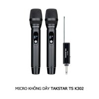 Micro không dây Takstar K302, micro hát karaoke, phát biểu hoặc hội thảo, phạm vi sử dụng 25m